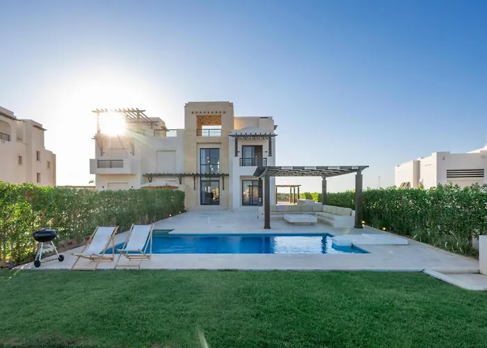 فيلة 3br Twin Ancient Sands Private Pool & Lagoon الجونة