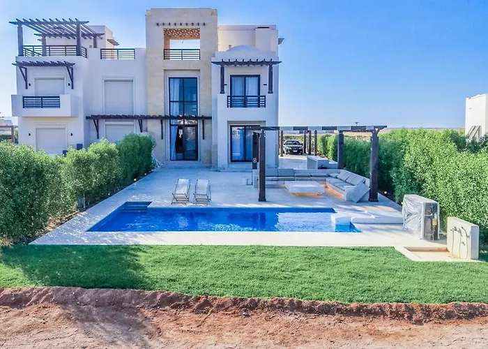 فيلة 3br Twin Ancient Sands Private Pool & Lagoon الجونة