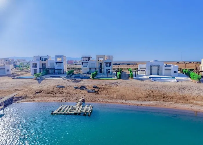 3br Twin Ancient Sands Private Pool & Lagoon فيلة الجونة