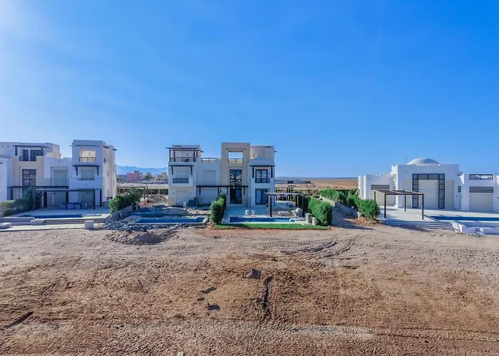 3br Twin Ancient Sands Private Pool & Lagoon וילה אל גונה